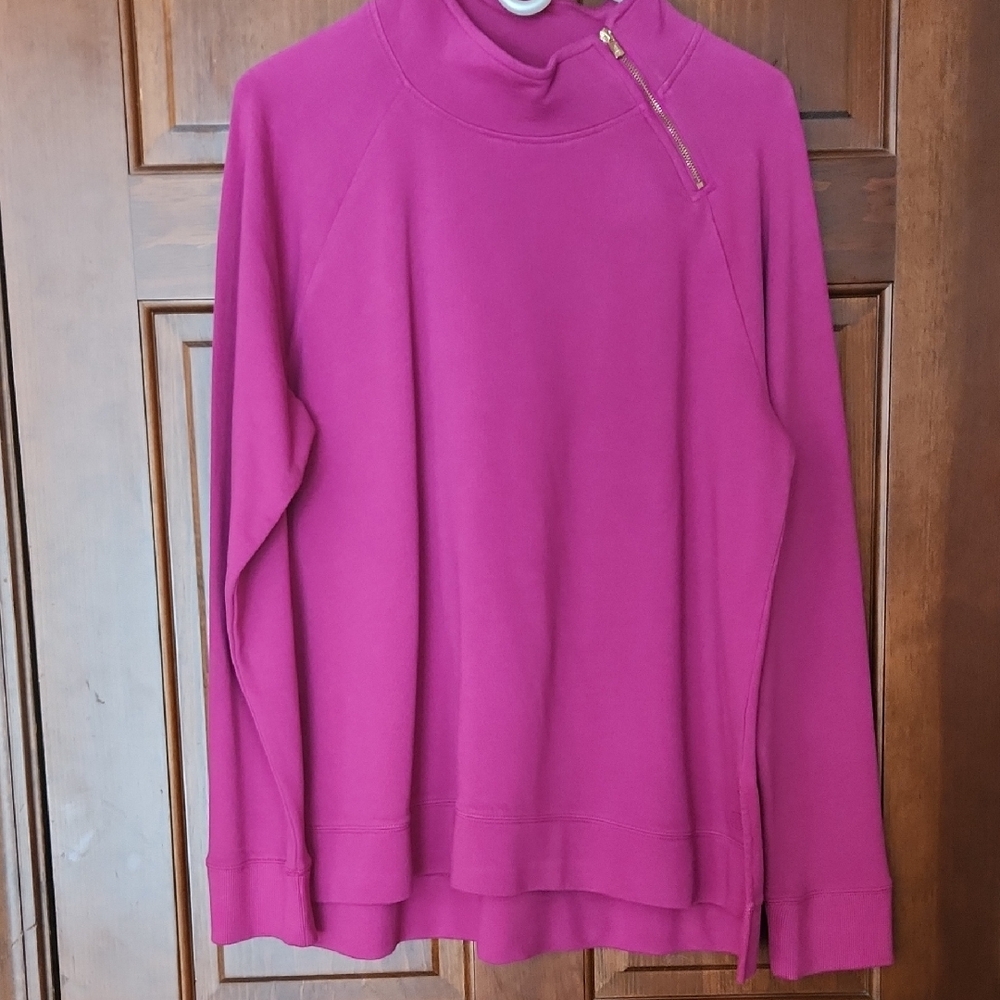 Lilly Pulitzer Luxletic Mulberry Pullover